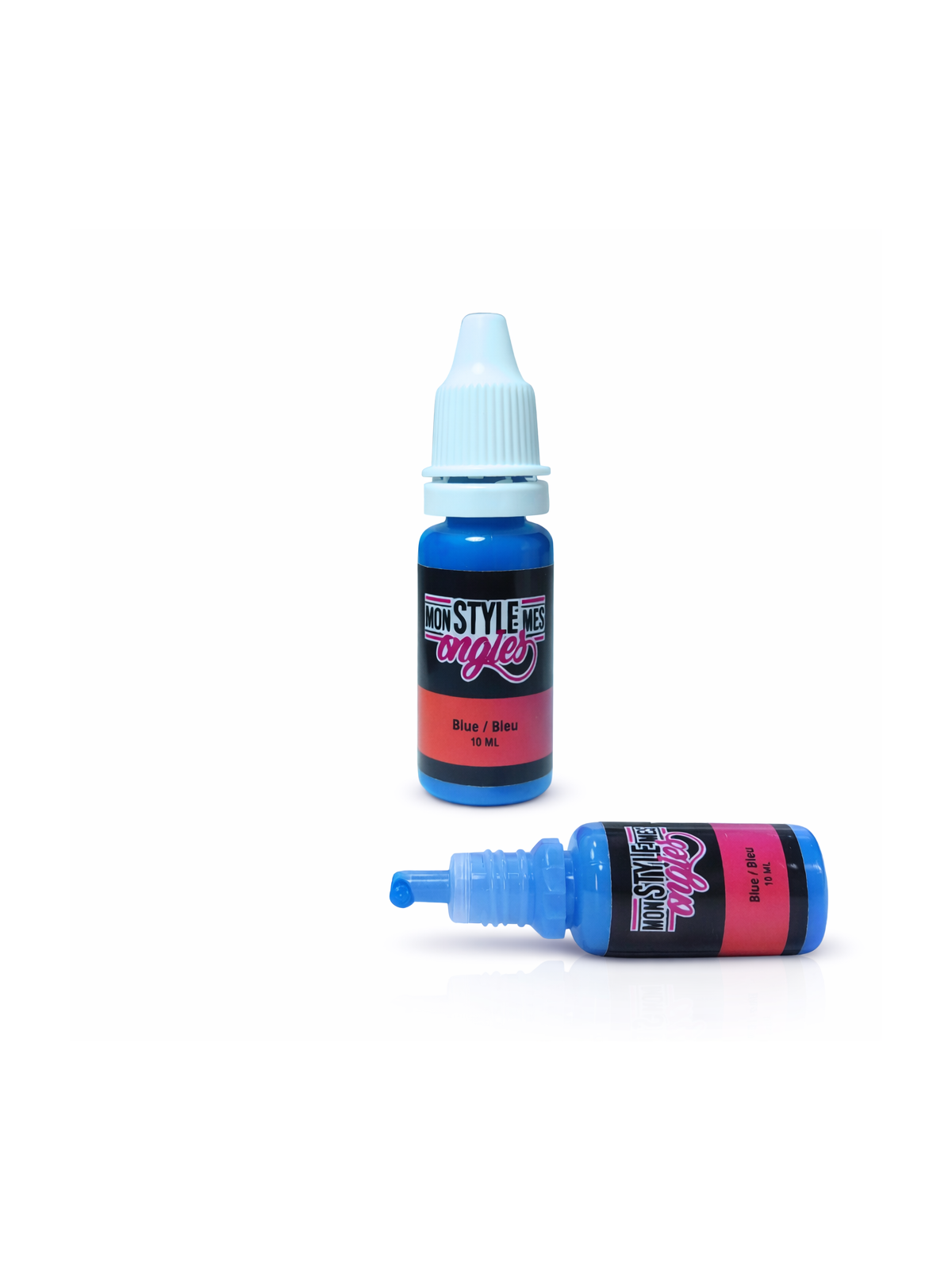 Peinture Airbrush MSMO Bleu - Nail Art Prête à l'Emploi | 10 ml