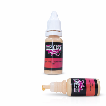 Peinture Airbrush MSMO Jaune de Naples - Nail Art Prête | 10 ml