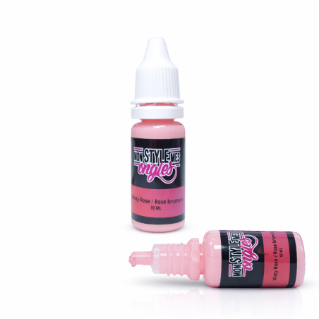 Peinture Airbrush MSMO Rose Brumeux – Nail Art Prête | 10 ml