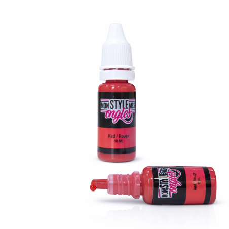 MSMO Rote Airbrush-Farbe - Gebrauchsfertig | 10 ml
