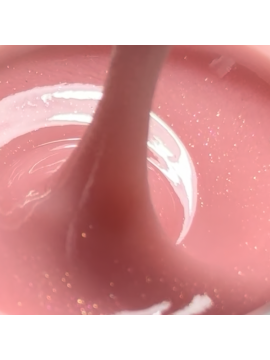 Sweet Glow – Polygel liquide rosé pailleté glamour | 10/30 ml
