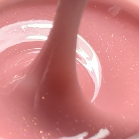 Sweet Glow – Polygel liquide rosé pailleté glamour | 10/30 ml