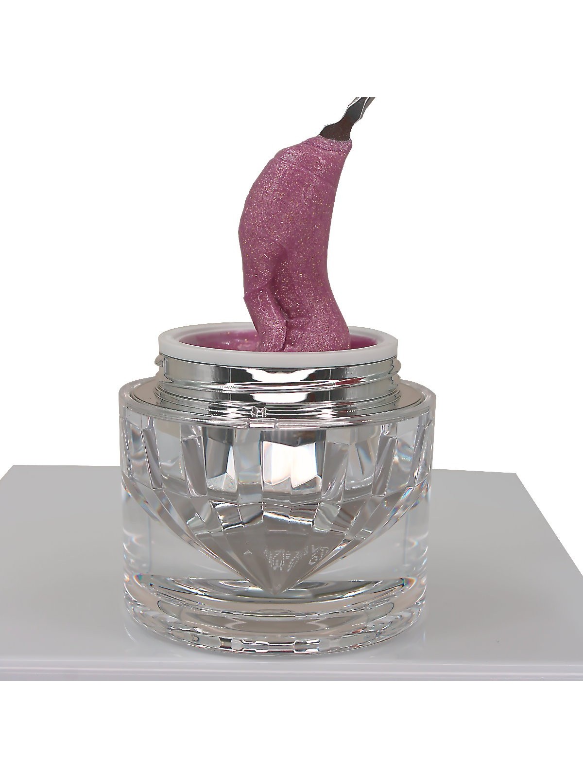 Polygel Golden Pink - Polygel rosé doré paillettes, vegan | 30/50 ml