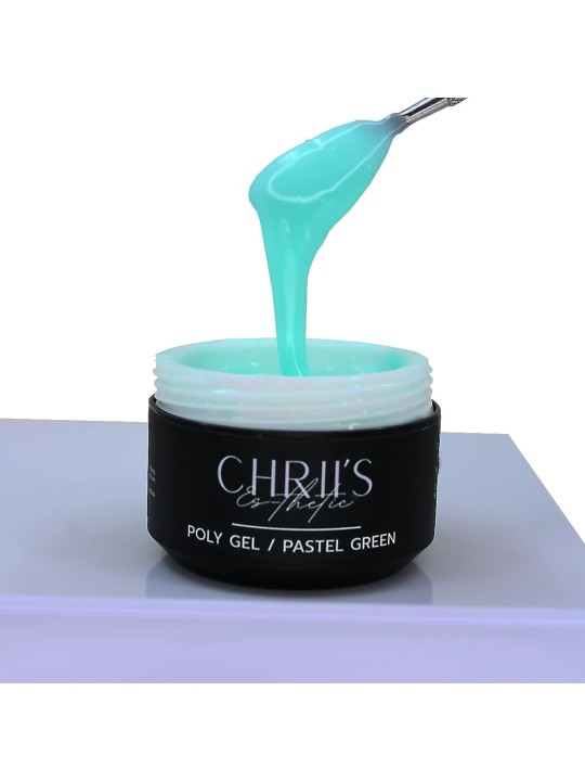 Polygel Pastel Green - Polygel vert pastel, vegan | 30/50 ml
