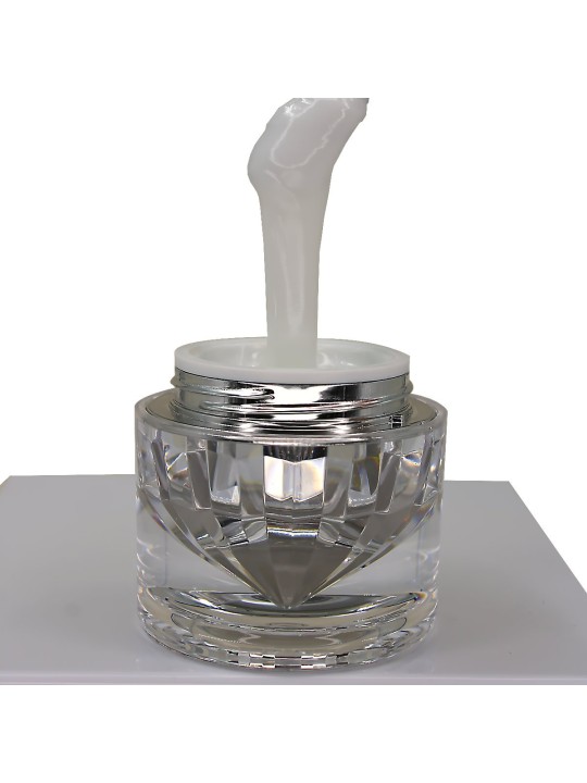 Polygel Milky White - Polygel blanc laiteux, vegan | 30/50 ml