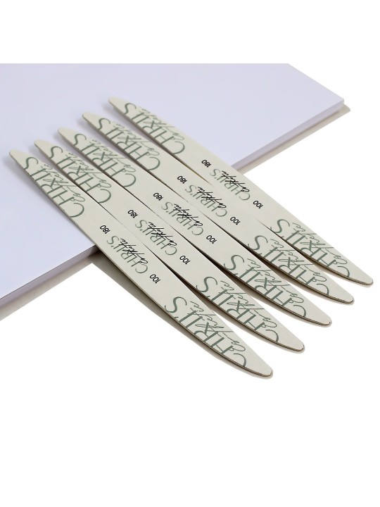 Double-Sided Fine Nail File Grain 100/180 – 18 cm | Single or Pack of