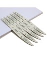 Dubbelzijdige Fijne Nagelvijl Korrel 100/180 – 18 cm | Enkel of Pack v
