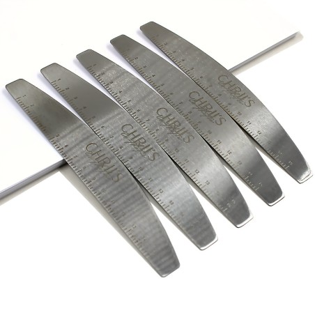 Ellipse Metalen Vijlhouder – Herbruikbaar Roestvrij Staal | 3,50€