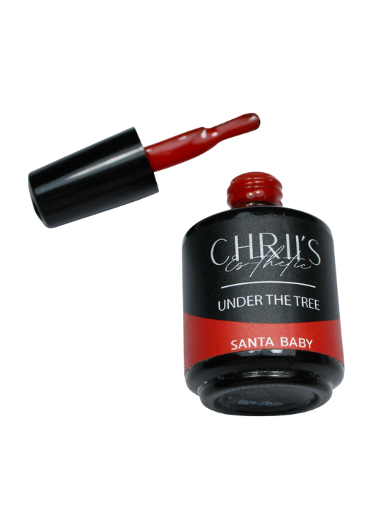 Santa Baby – Semi-Permanent UV/LED Opaque Festive Red Nail Polish | 15