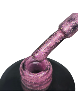 Wonderland – Semi-Permanente UV/LED Glitter Roze Goud Nagellak | 15 ml