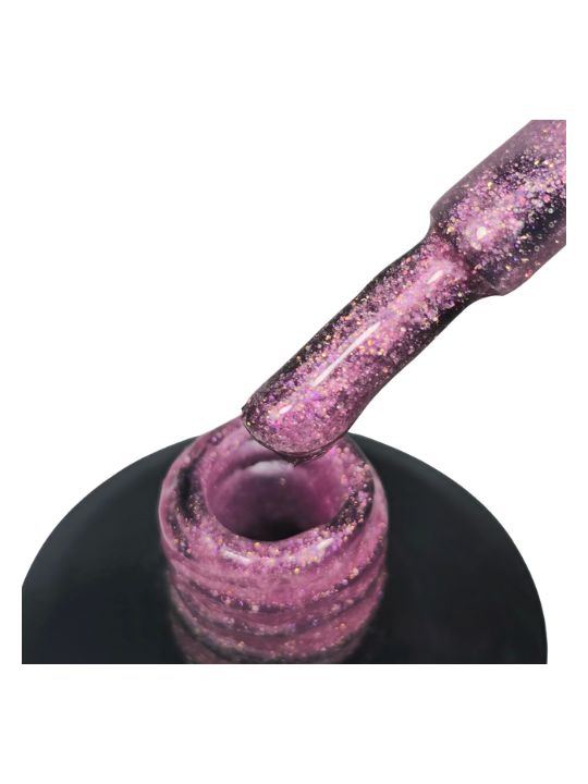 Wonderland – Semi-Permanenter UV/LED Glitzer Rosa Gold Nagellack 15ML