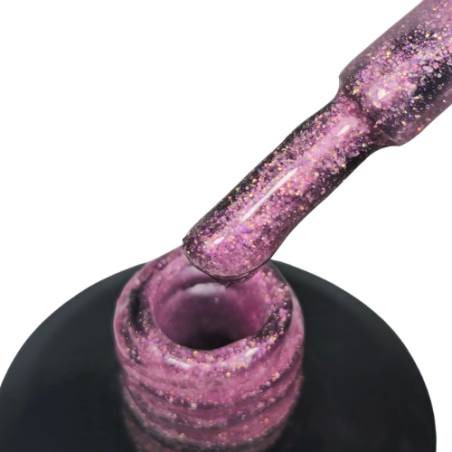 Wonderland – Semi-Permanenter UV/LED Glitzer Rosa Gold Nagellack 15ML