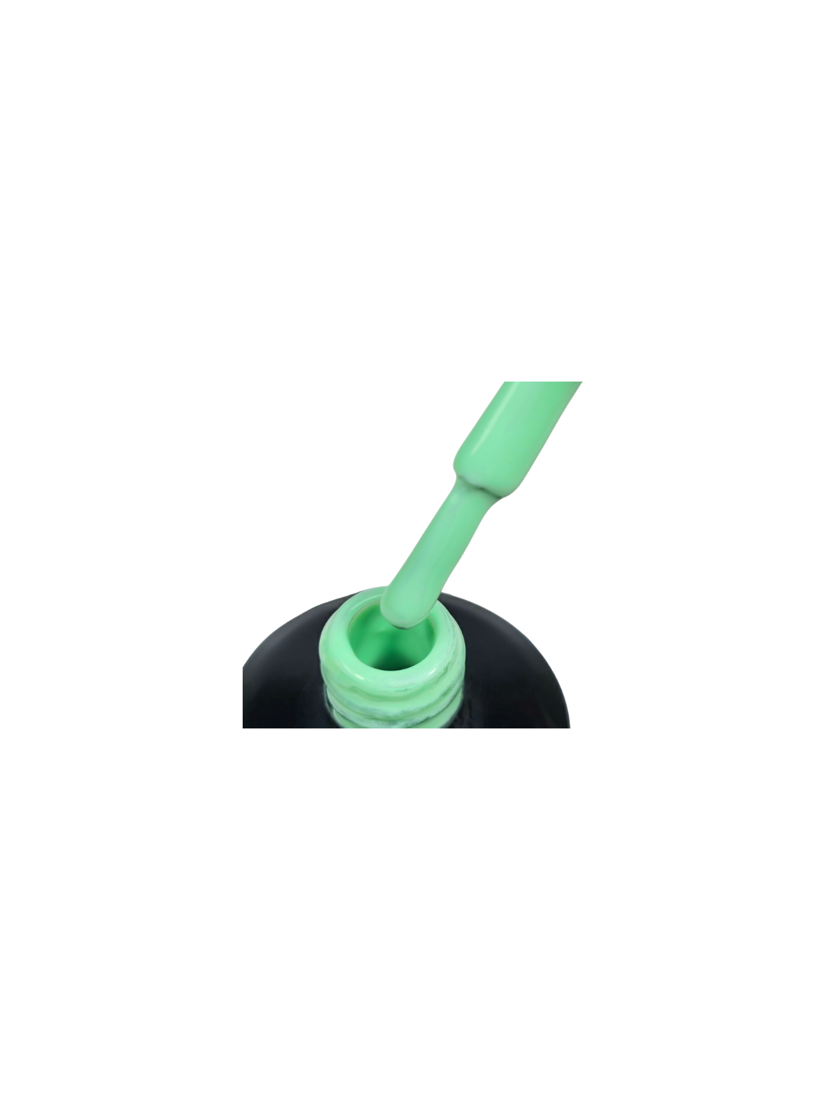 Guava Cosmopolitan – Semi-Permanent UV/LED Opaque Mint Green Nail