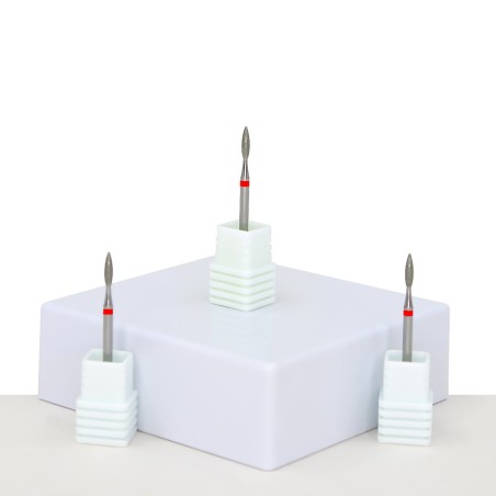 Embout à Cuticules Rouge – Précision & Douceur