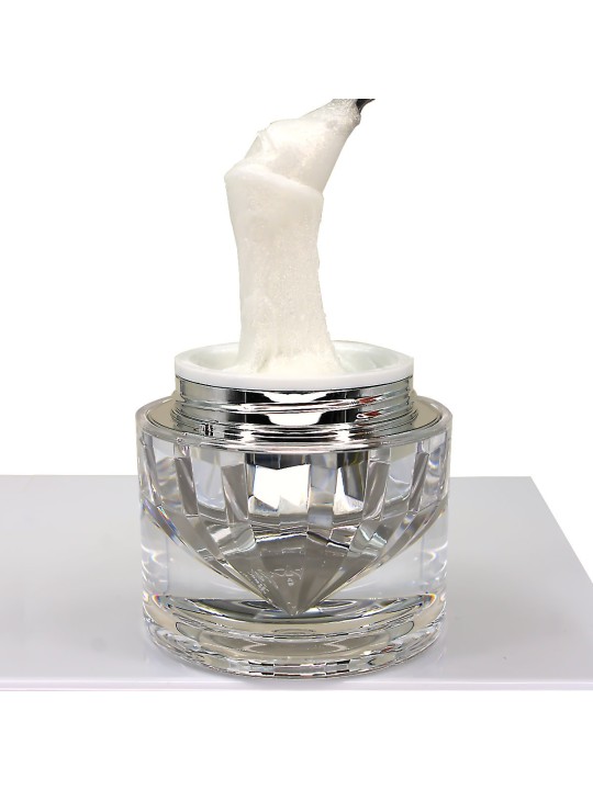 Polygel Golden White – White Gold Glitter Polygel, Vegan | 30/50 ml
