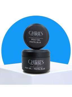Polygel Pastel Blue - Pastel Blauw Polygel, HEMA-vrij, vegan | 30/50 m