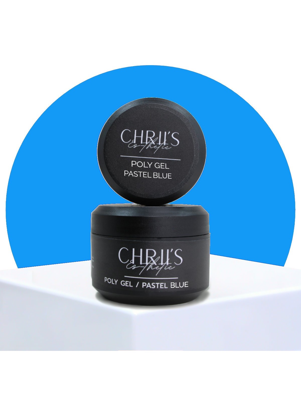 Polygel Pastel Blue - Polygel bleu pastel, vegan | 30/50 ml