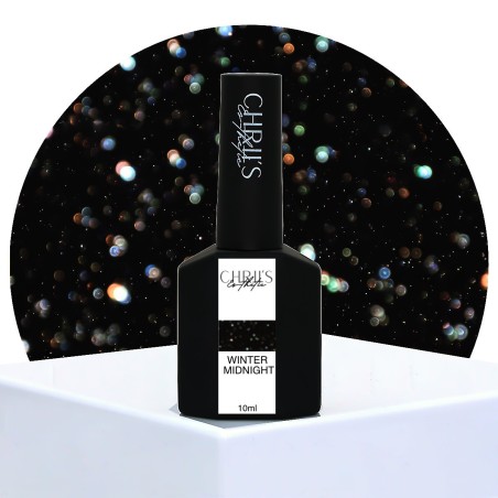 Winter Midnight – Semi-permanente UV/LED Nagellak Glitterzwart