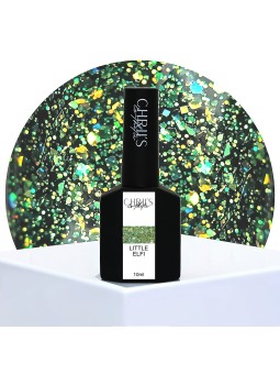 Little Elfi – Semi-Permanent UV/LED Glitter Multi-Tone Green Nail