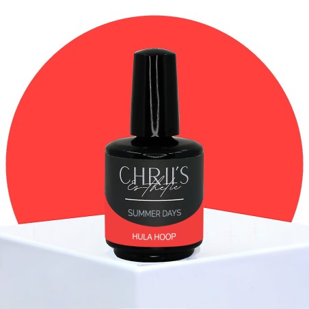 Hula Hoop – Semi-permanenter UV/LED Nagellack Flash Pink-Rot | 15 ml