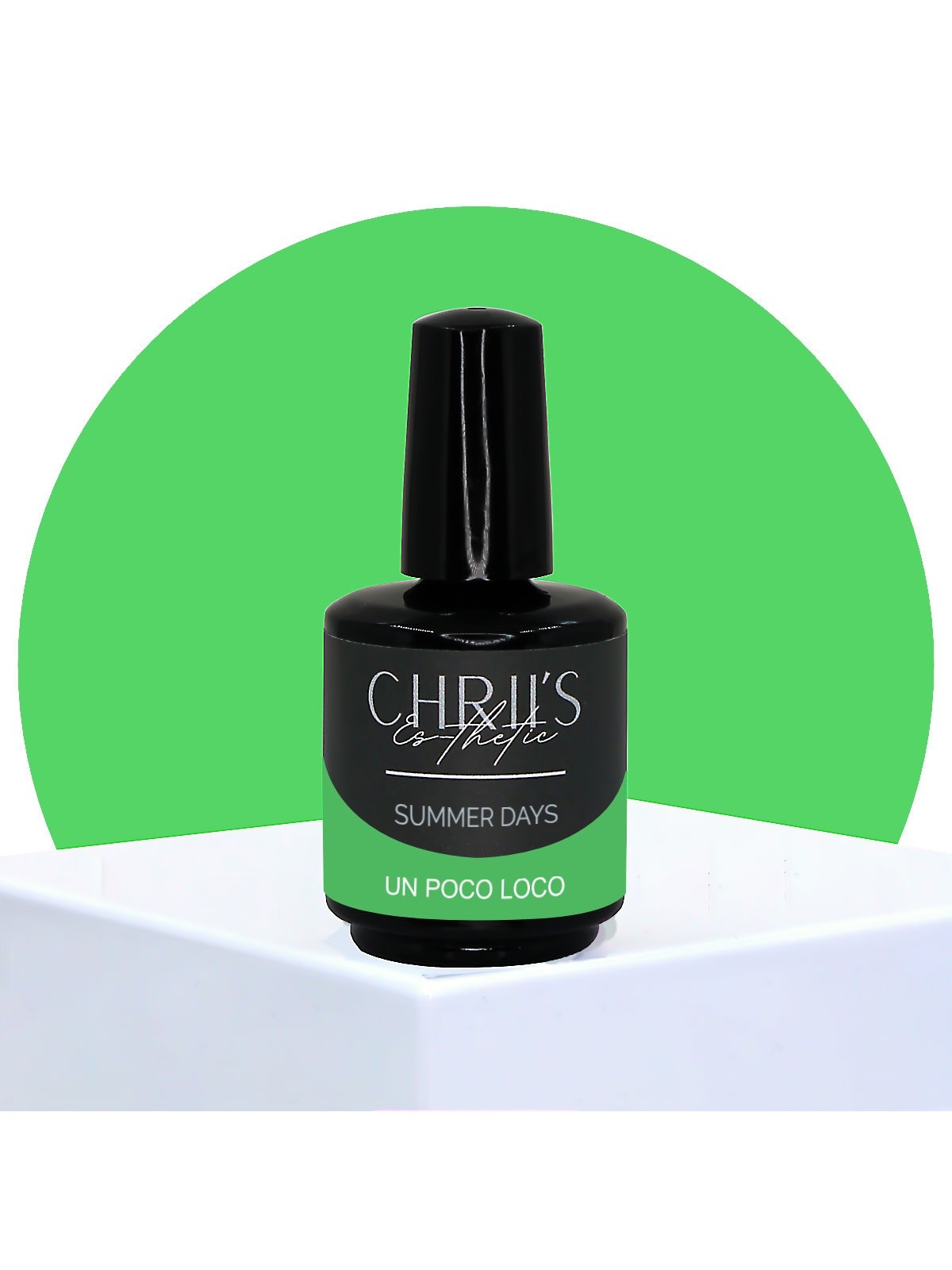 Un Poco Loco – Semi-Permanent UV/LED Green Nail Polish | 15 ml