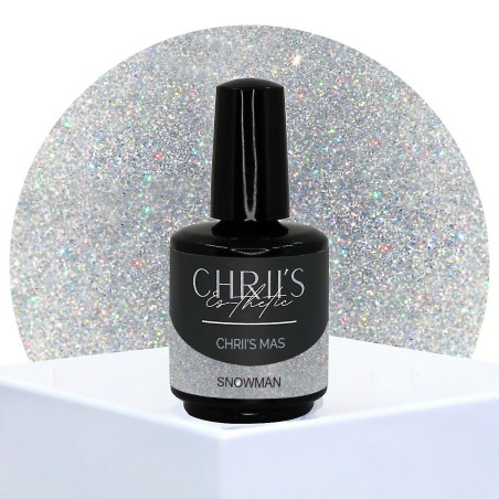 Snowman – Semi-Permanent UV/LED Glitter Multicolor Nail Polish | 15 ml
