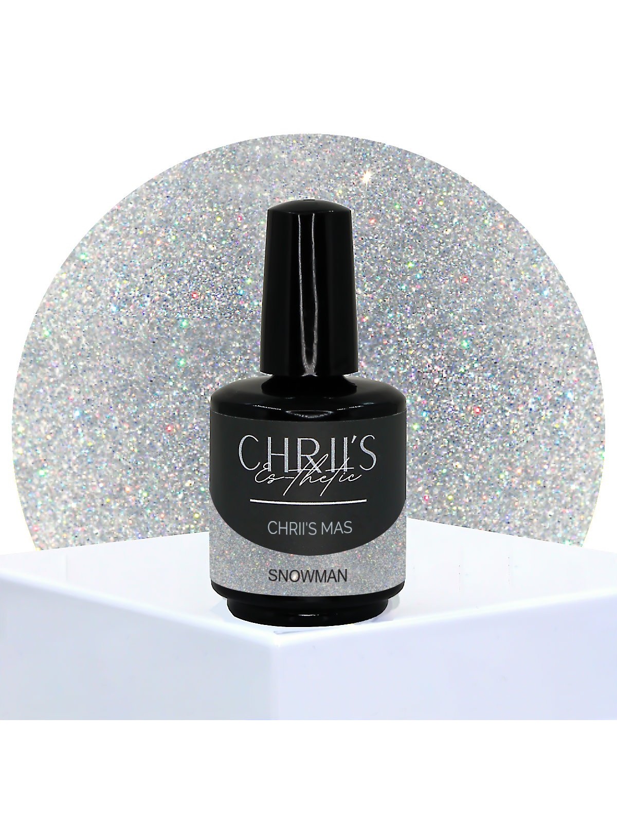Snowman – Semi-permanenter UV/LED Nagellack Glitzer Multicolor | 15 ml