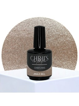 Jingle Bell – Semi-Permanent UV/LED Glitter Bronze Nail Polish | 15 ml