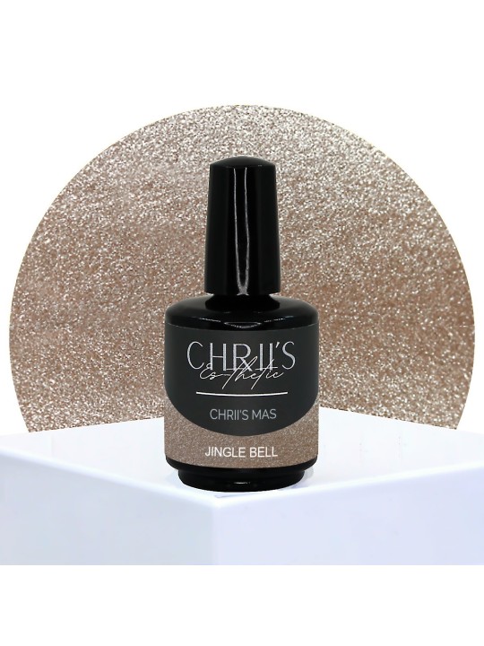 Jingle Bell – Semi-permanente UV/LED Nagellak Glitterbrons | 15 ml