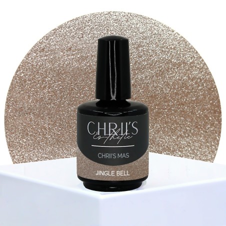 Jingle Bell – Semi-permanenter UV/LED Nagellack Glitzerbronze | 15 ml