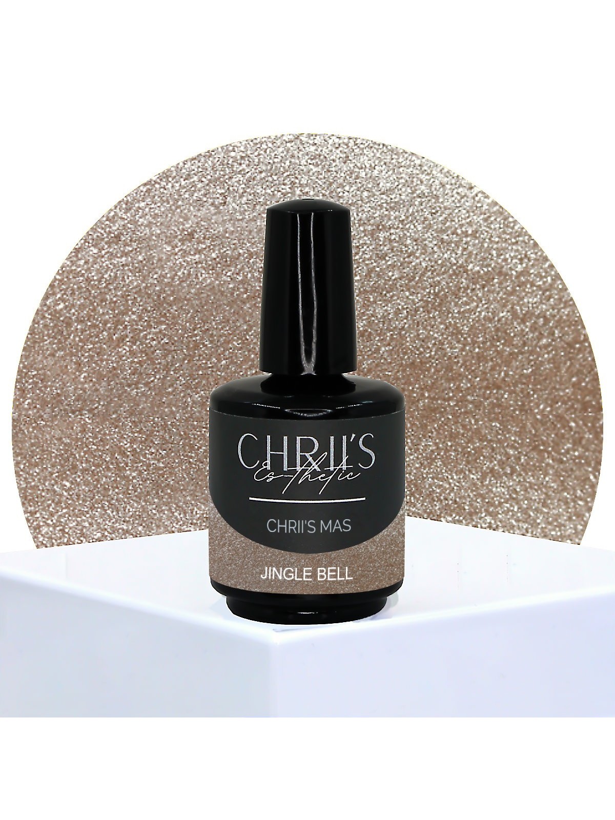 Jingle Bell – Vernis Semi-Permanent UV/LED Bronze Pailleté | 15 ml