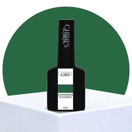 Evergreen Elegance – Vernis Semi-Permanent UV/LED Vert Sapin | 10 ml