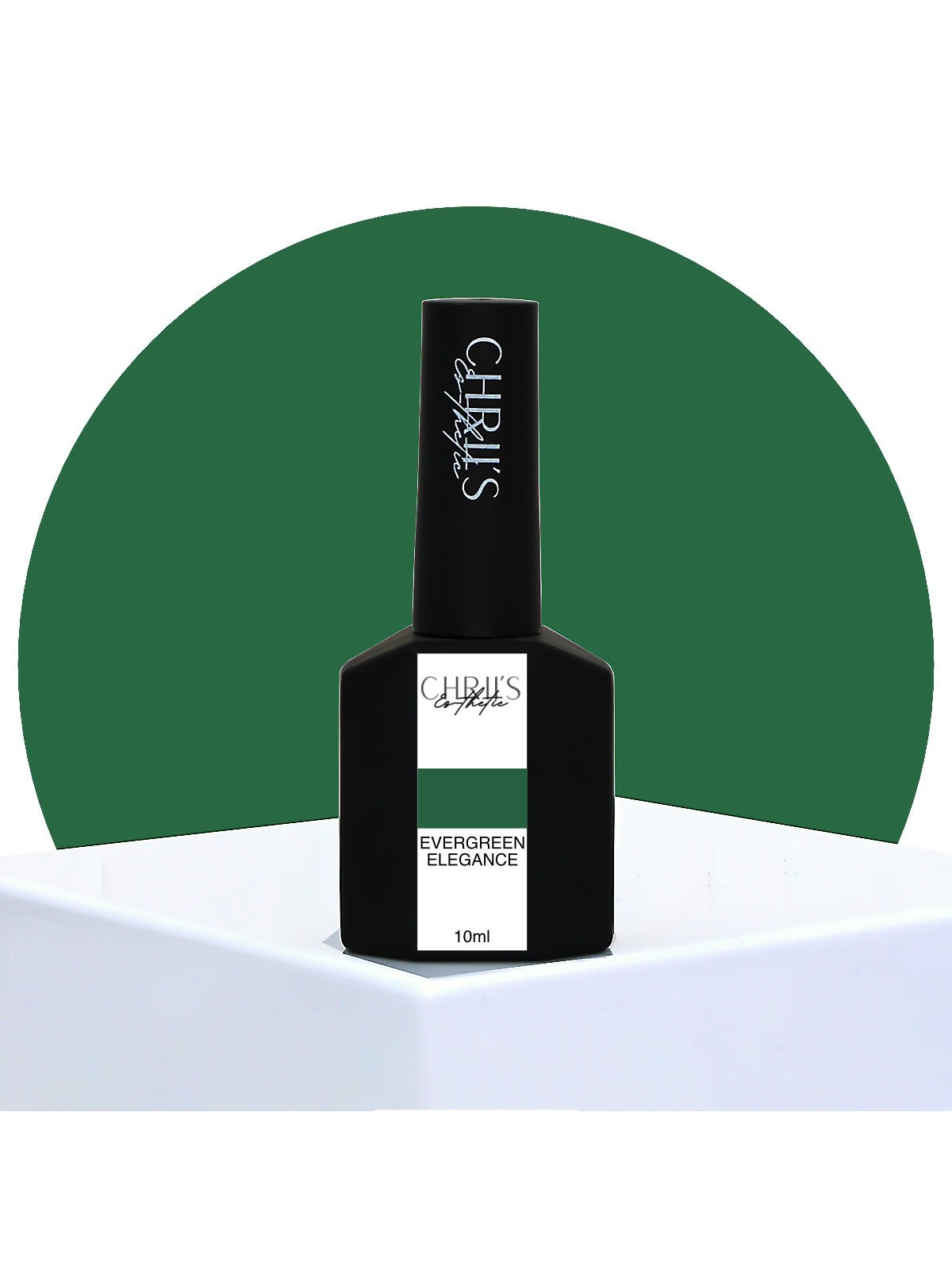 Evergreen Elegance – Vernis Semi-Permanent UV/LED Vert Sapin | 10 ml