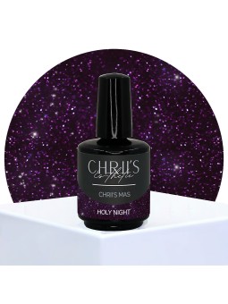 Holy Night – Semi-permanente UV/LED Nagellak Glittermauve | 15 ml