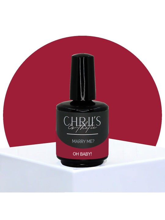 Oh Baby Marry Me – Semi-Permanent UV/LED Burgundy Red Nail Polish
