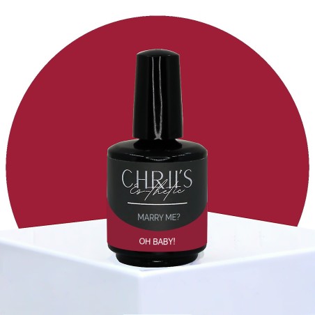 Oh Baby Marry Me – Vernis Semi-Permanent UV/LED Rouge Bordeaux | 15 ml